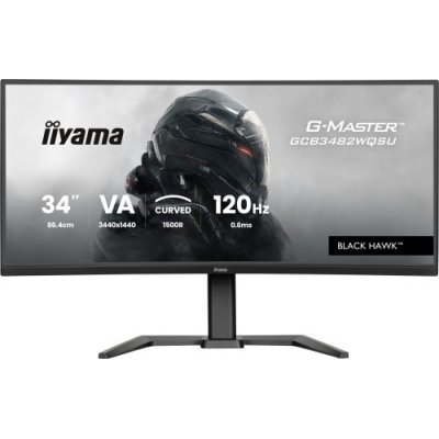 MONITOR IIYAMA G-MASTER GCB3482WQSU-B1, CURVO 34, 120HZ, 500CD