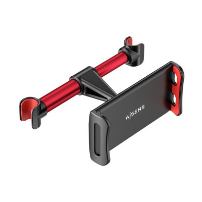 SOPORTE COCHE SMARTPHONE/TABLET AISENS NEGRO ROJO
