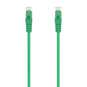 AISENS - Cable de Red Latiguillo RJ45 LSZH Cat.6A 500 Mhz UTP AWG24, Verde, 3.0M
