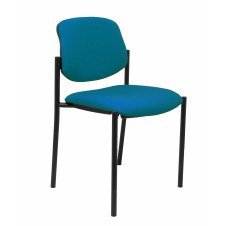 Piqueras y Crespo Silla fija Styl bali verde petróleo chasis negro