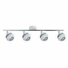 Regleta Beethoven 4xgu10 Blanco/plata 14x69,5x8,5 Cm