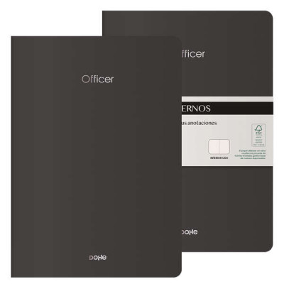 Dohe Cuadernos de Cartulina de Colores - 300gr - Estampacion en Portada - Puntas Redondeadas - Lomo Redondo - Rencuadernacion Cosida - 40 Hojas Lisas - Papel Ahuesado 90gr - Retractilados en 2 Unidade