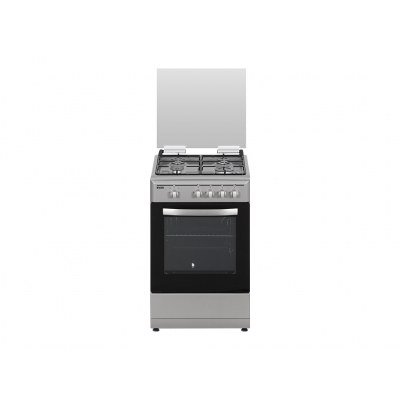 COCINA SVAN SKG4501X 50X56,5 INOX TAPA CRISTAL 4F