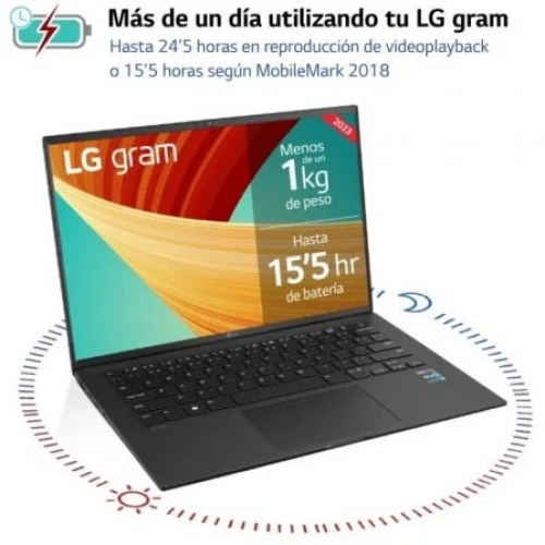 Portátil LG Gram 14Z90S-G.AD78B Intel Core Ultra 7-155H/ 32GB/ 1TB SSD/ 14