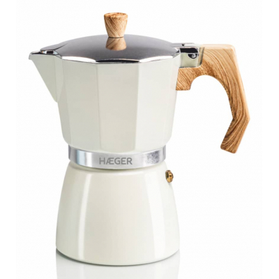 MOKA Pot 6 Cafetera italiana Beige