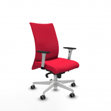 Piqueras y Crespo Albacete confidente sincro bali rojo brazos 1D blancos base blanca ruedas 65mm engomadas