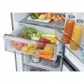 Frigorífico combi Candy CNCQ2T6S18CX, 185 x 59,5 x 59,9 cm, No Frost, clase C, 159 kWh/año, 35 dB, 315 litros, inox - imagen 6