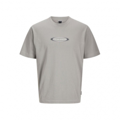 Camiseta JACK & JONES JCOPACER BRANDING PRINT 12273880 GRIS Gris