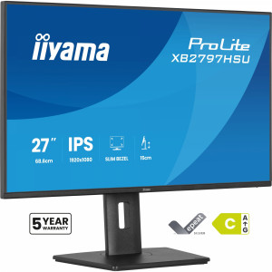 ProLite XB2797HSU-B1 pantalla para PC 68,6 cm (27) 1920 x 1080 Pixeles Full HD LED Negro