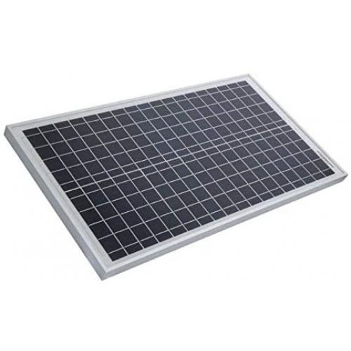 Panel Solar Policristalino 12V 30W 65x35x2,5cm