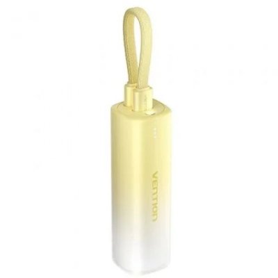 Powerbank 5000mAh Vention FHWY0/ 20W/ Wireless/ Amarillo