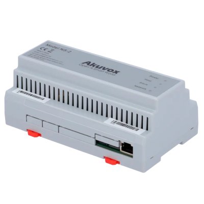 Alimentador 6 Dispositivos 2Hilos a RJ45 AKUVOX NS-2