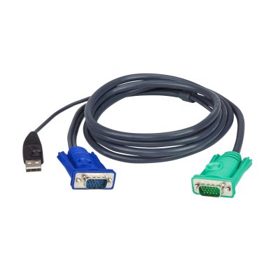Cable KVM USB con SPHD 3 en 1 de 3 m