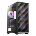 CAJA ANTEC AX85 ARGB ATX NEGRO 4XVENT 120MM 2XUSB SN FUENTE