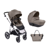Carrito de bebé 2 en 1 con capazo rígido Thea Beige