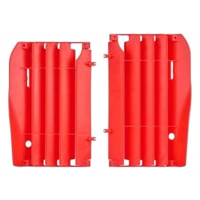 Aletines de radiador POLISPORT 8455700002 rojo Honda 8455700002