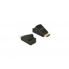DeLOCK cable gender changer HDMI A, VGA & 3.5 mm Audio Negro