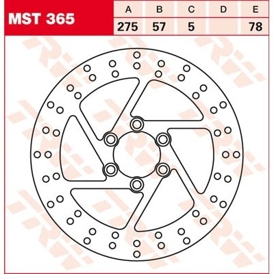 Discos de freno TRW MST365