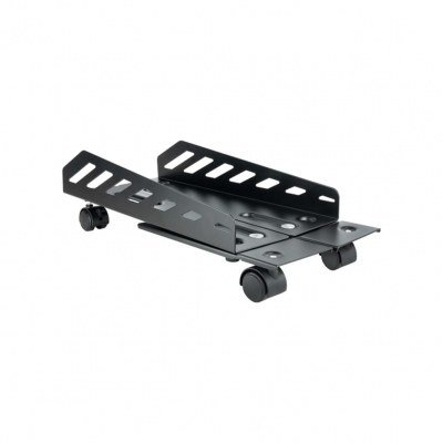 Soporte de suelo con ruedas tooq para cpu umcs0024 - b metalico carga maxima 25kg