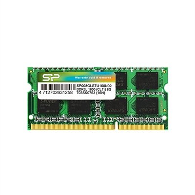 Memoria ram ddr3l 8gb silicon power sodimm 1600 mhz.