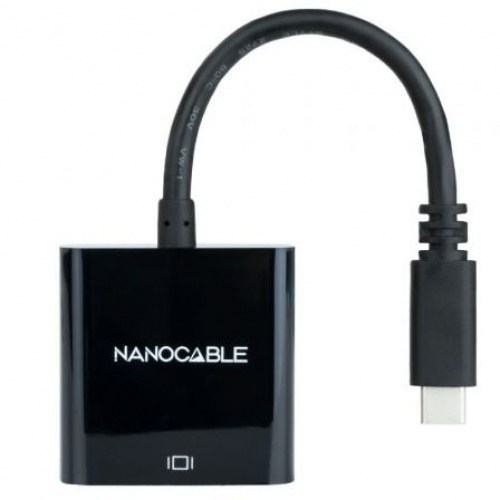 Conversor USB-C a VGA GRIS NANOCABLE