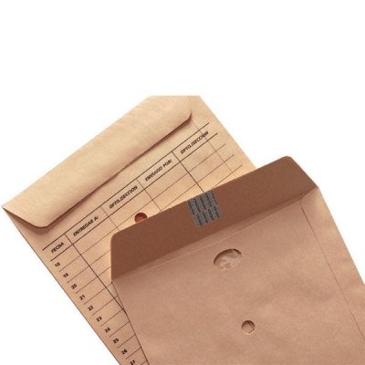 SAM C.100 bolsas correo interno 3 taladros 260x360mm kraft verjurado