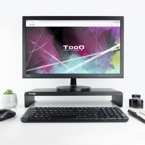 TooQ - TQMR0121 SOPORTE ELEVADOR PARA MONITORES TQMR0121 NEGRO