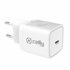 Celly TC1USBC30WWH cargador de dispositivo móvil Smartphone, Reloj inteligente, Tableta Blanco Corriente alterna Interior