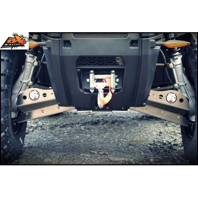 Protector de trapecio delantero AXP, aluminio, 4 mm, Polaris Sportsman AX1029