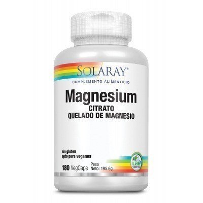 Solaray Big Magnesium Citrate 180 Vcaps