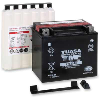 Baterías sin mantenimiento AGM YUASA YTX20-BS(CP)