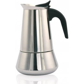 Cafetera italiana Orbegozo KFI460, 4 tazas, inducción, inox