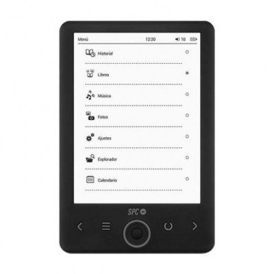 LECTOR DE LIBROS ELECTRÓNICO EBOOK SPC DICKENS - 6/15.24CM - TINTA ELECTRÓNICA - RES 1024*578 - 4GB - MICROSD / MICROSDHC - BATERÍA RECARGABLE
