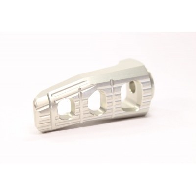 Estriberas touring Gilles Tooling para piloto y pasajero, plata RGK-580-UF20-SET-S