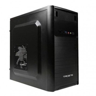 CAJA MINITORRE TACENS NOVUM - EXT 1X5.25/1X3.5 - INT 3X3.5/2X2.5 SSD - 1XUSB 3.0/1XUSB 2.0 + HD AUDIO + LECTOR SD - VENT 120MM - ADMITE VGA MAX 240MM