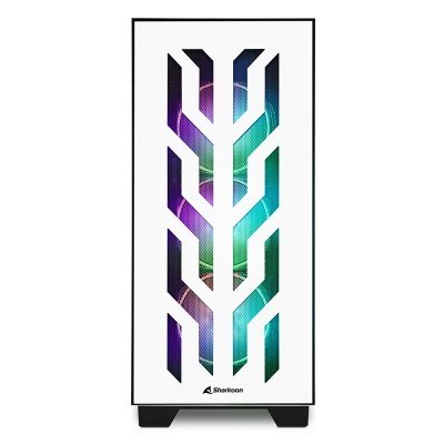 Caja sharkoon elite shark ca300t atx 2xusb3.0 sin fuente blanco