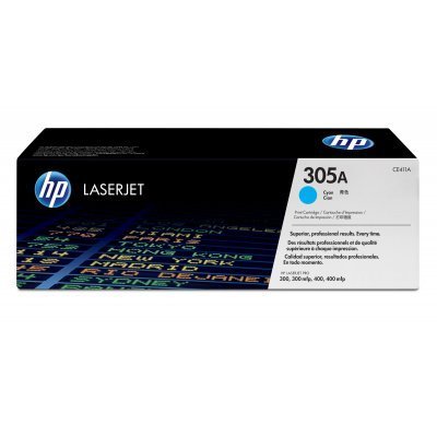HP CE411A Cyan Cartucho de Toner Original - 305A
