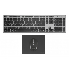 Tacens 6ZENITHES teclado Ratón incluido Hogar / Oficina RF inalámbrico QWERTY Español Gris