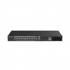Ruijie Networks RG-ES228GS-P switch Gestionado Gigabit Ethernet (10/100/1000) Energía sobre Ethernet (PoE) Negro