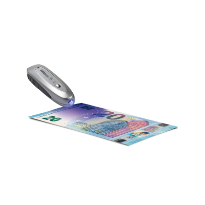 Safescan 35 Detector Portatil de Billetes Falsos - Verificacion de Marcas de Agua, Tinta Magnetica e Hilo Magnetico - Ligero y Compacto
