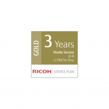 Ricoh Plan de Servicio Oro a 3 años (Producción de Volumen Bajo)