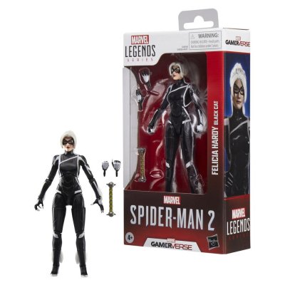 Figura hasbro marvel legends series spider - man 2 felicia hardy (black cat)