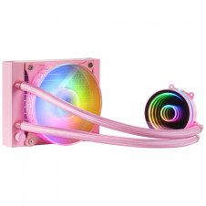 Mars Gaming ML-ONE120 Rosa Refrigeración L?quida CPU TDP 200W Espejo Infinito Ventilador FRGB Silencioso Multisocket Universal