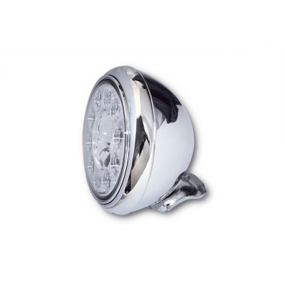 HIGHSIDER 7 inch HD-Style Type 1 LED headlight, bottom mounting 223-178