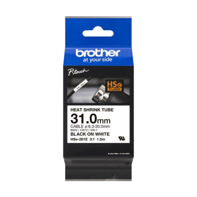 Cinta tubo brother hse261e para cables