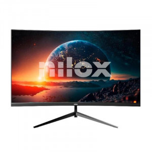 Monitor Nilox NXM27CRV2402, 27 pulgadas, Full HD, VA, 240 Hz, 1 ms, curvo, HDMI, VESA 100x100, negro