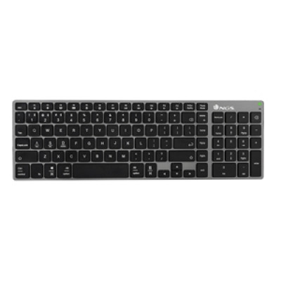 NGS Fortune-BT Teclado Multidispositivo Inalambrico USB Bluetooth - Portugues - Silencioso - Teclas X-Type - Bateria Recargable