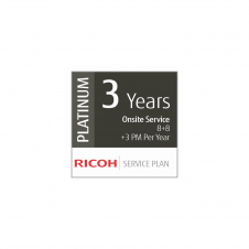 Ricoh Plan de Servicio Platino a 3 años (Producción de Volumen Bajo)