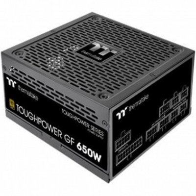 Fuente de alimentacion atx 650w thermaltake toughpower gf 80+ gold - full modular - ventilador 140mm