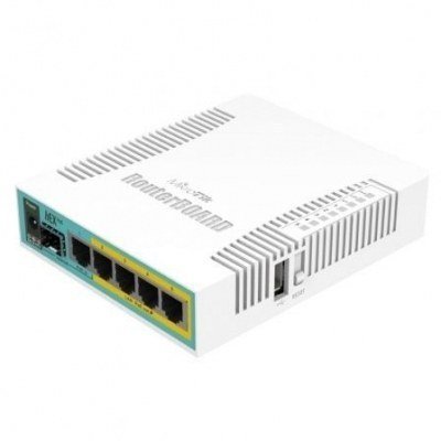 Router Mikrotik hEX PoE RB960PGS 6 Puertos/ RJ45 10/100/1000/ SFP/ PoE